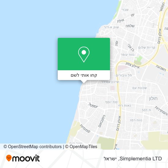 מפת Simplementia LTD