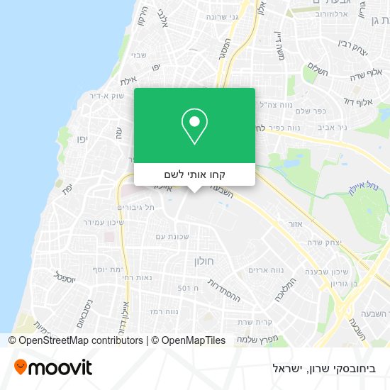 מפת ביחובסקי שרון