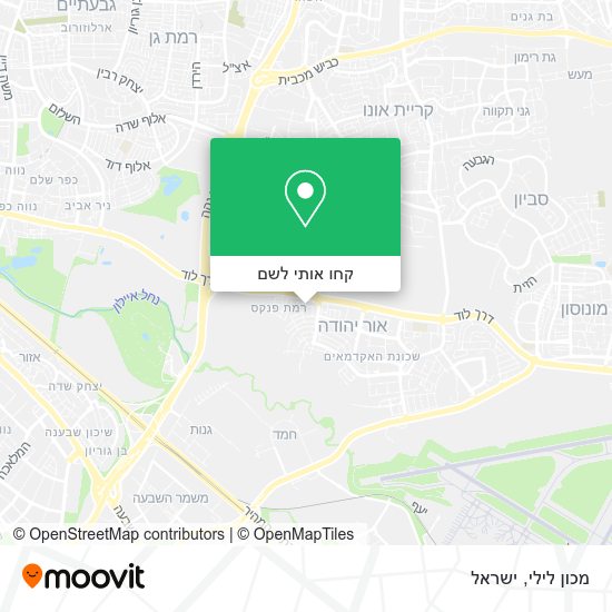 מפת מכון לילי