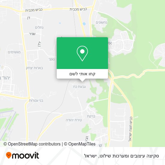 מפת סקיצה עיצובים ומערכות שילוט