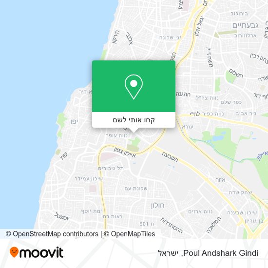 מפת Poul Andshark Gindi