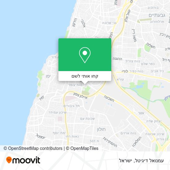מפת עמנואל דיגיטל