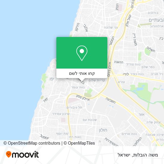 מפת משה הובלות
