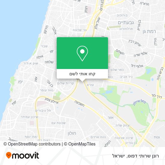 מפת רונן שרותי דפוס