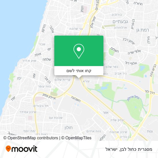 מפת מסגרית כחול לבן