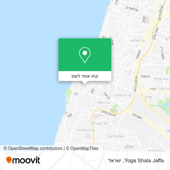 מפת Yoga Shala Jaffa