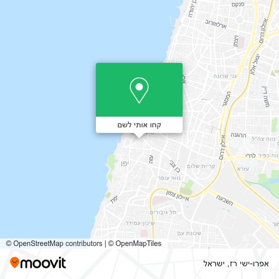 מפת אפרו-ישי רז