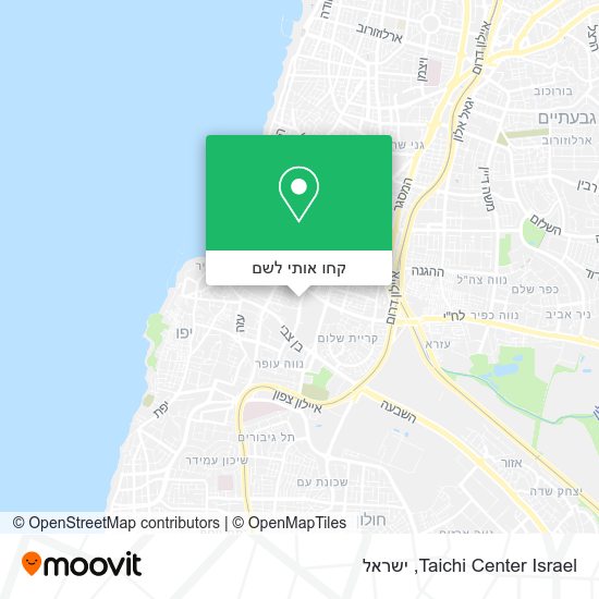 מפת Taichi Center Israel