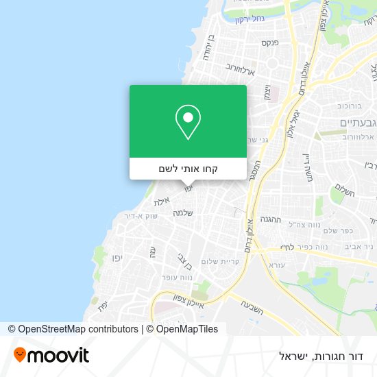 מפת דור חגורות
