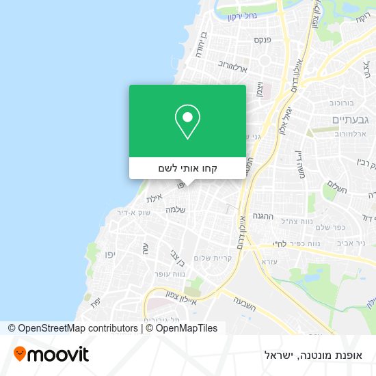 מפת אופנת מונטנה