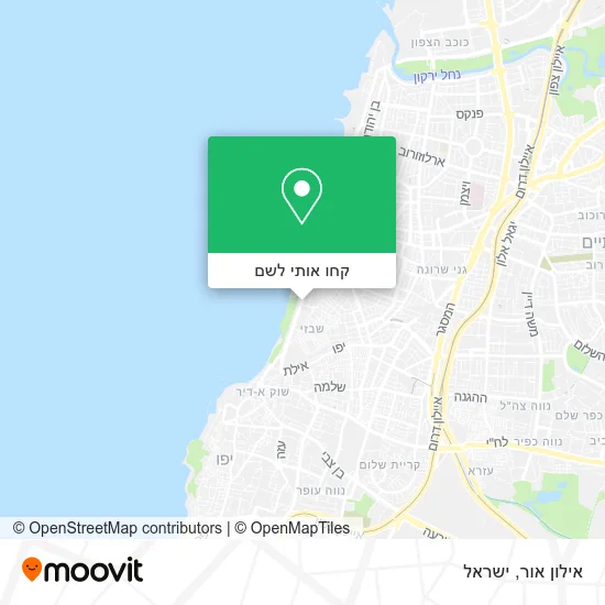 מפת אילון אור