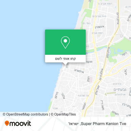מפת Super Pharm Kenion Tve