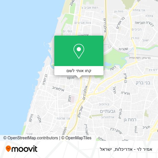 מפת אמיר לוי - אדריכלות