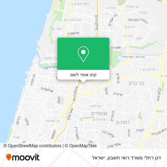 מפת דגן רחלי משרד רואי חשבון