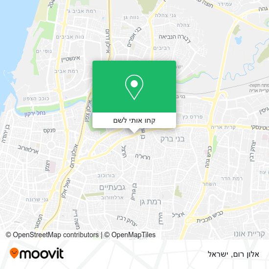 מפת אלון רום