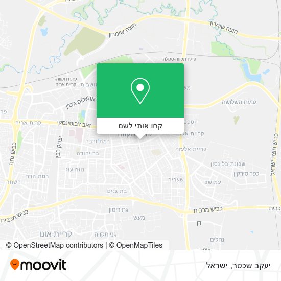 מפת יעקב שכטר