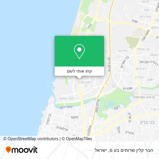 מפת חבר קלין שרותים בע מ