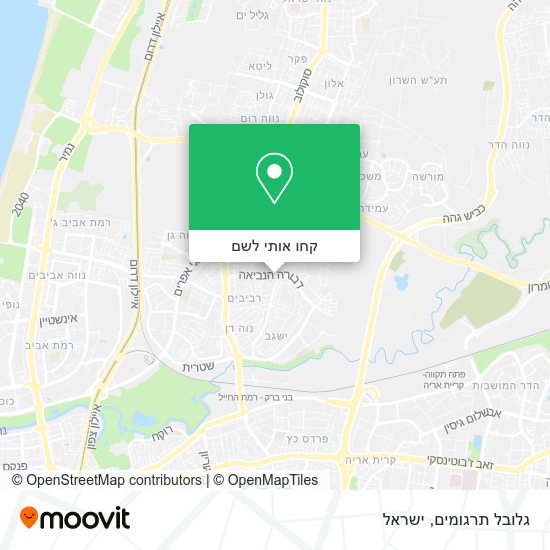 מפת גלובל תרגומים