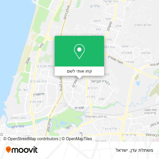 מפת משתלת עדן