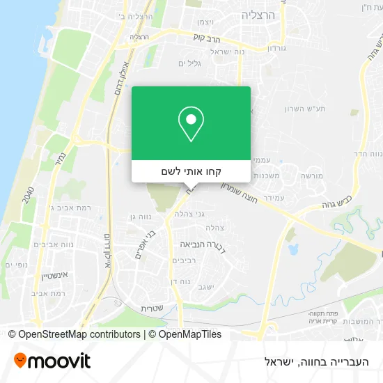 מפת העברייה בחווה
