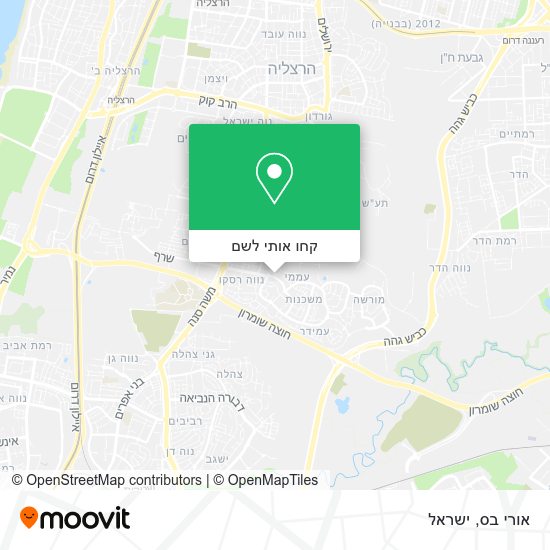 מפת אורי בס