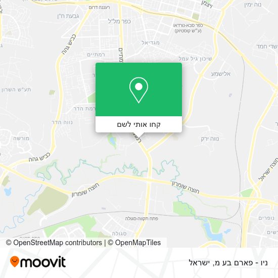 מפת ניו - פארם בע מ