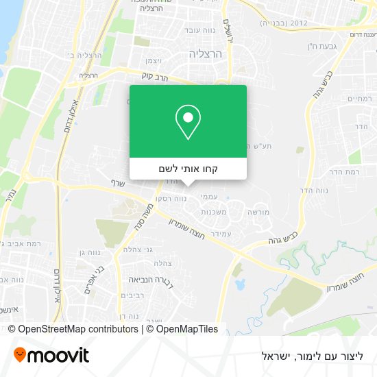 מפת ליצור עם לימור