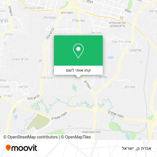 מפת אגדת גן