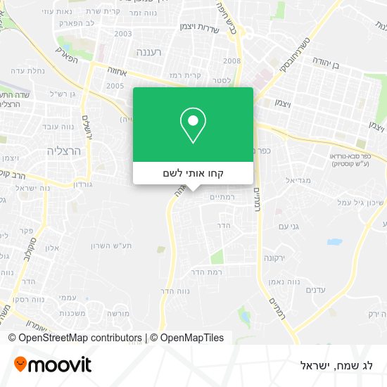 מפת לג שמח