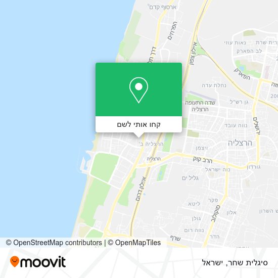 מפת סיגלית שחר