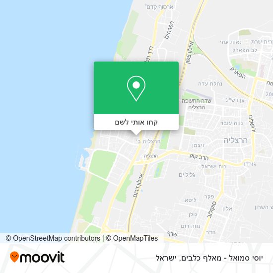 מפת יוסי סמואל - מאלף כלבים