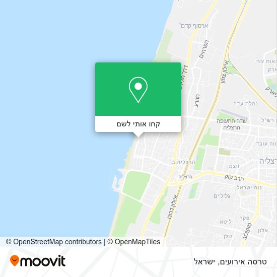 מפת טרסה אירועים