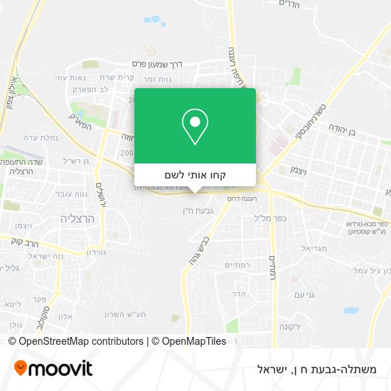 מפת משתלה-גבעת ח ן