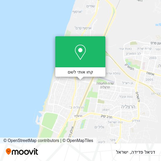 מפת דניאל פדידה