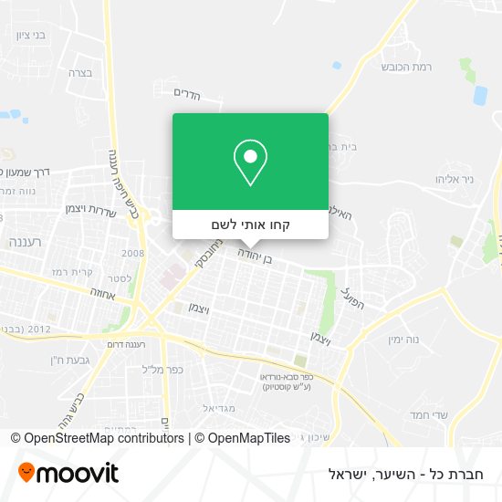 מפת חברת כל - השיער