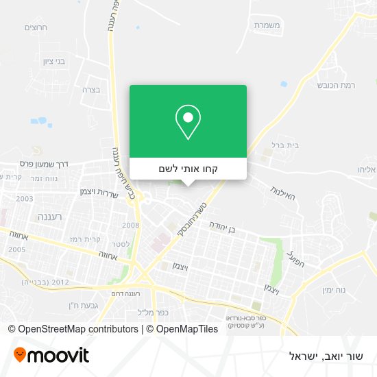 מפת שור יואב