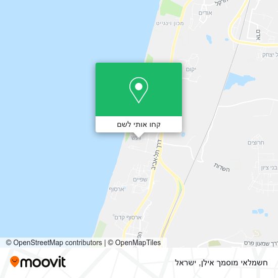 מפת חשמלאי מוסמך אילן