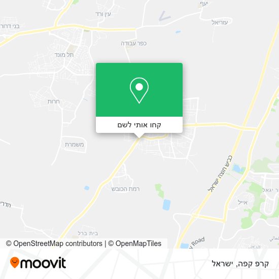 מפת קרפ קפה