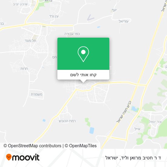 מפת ד ר חטיב מרואן וליד