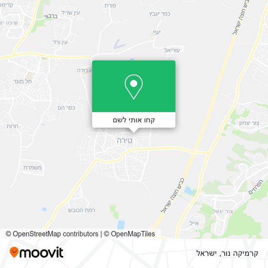 מפת קרמיקה נור