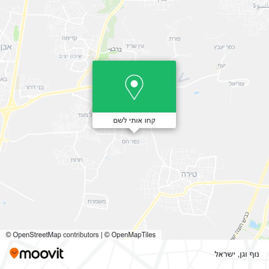 מפת נוף וגן
