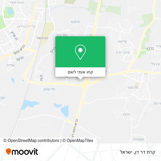 מפת קרת דר דן