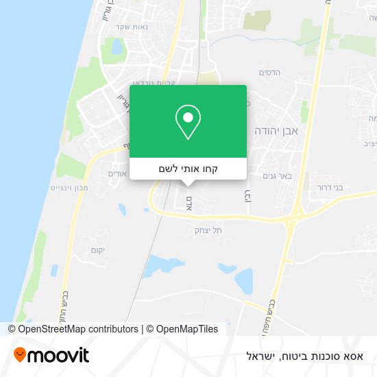 מפת אסא סוכנות ביטוח