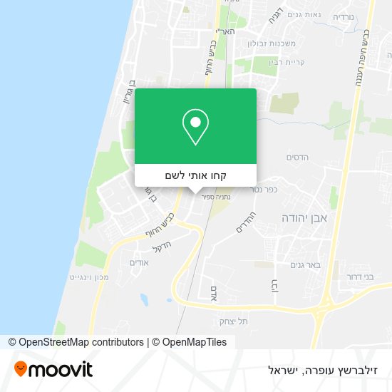 מפת זילברשץ עופרה