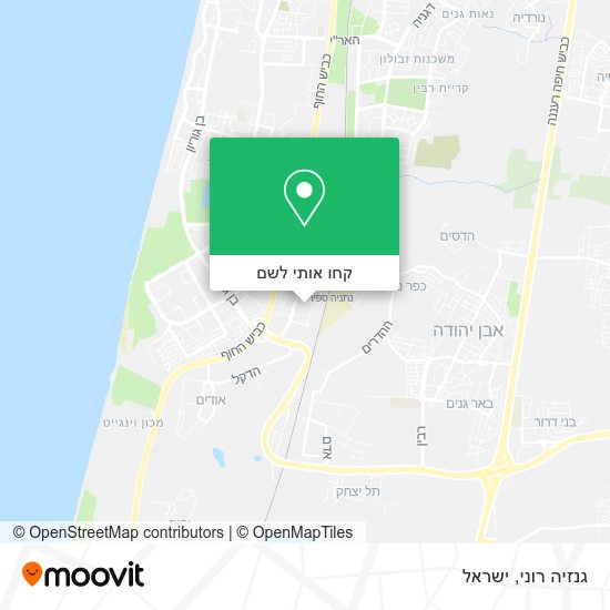 מפת גנזיה רוני