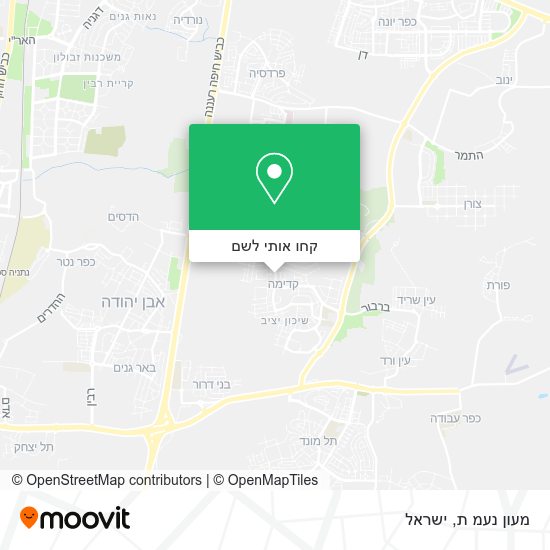 מפת מעון נעמ ת
