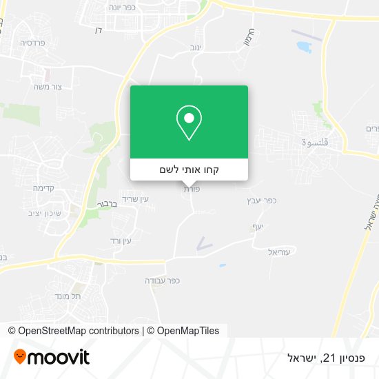 מפת פנסיון 21