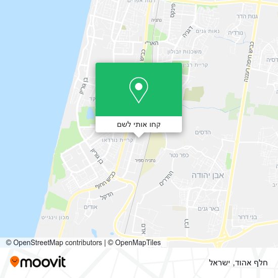 מפת חלף אהוד