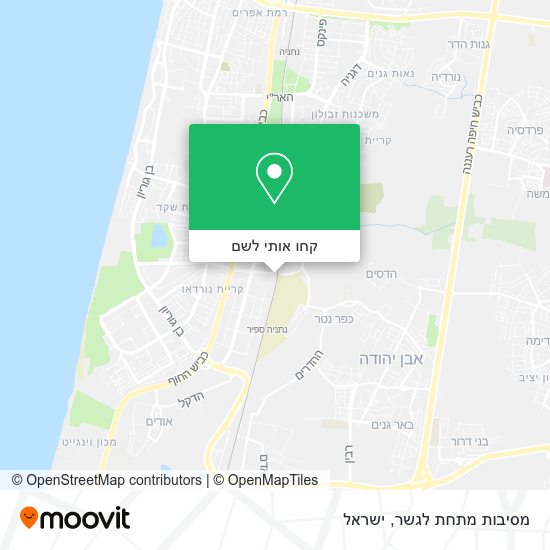 מפת מסיבות מתחת לגשר