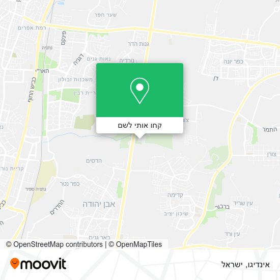 מפת אינדיגו